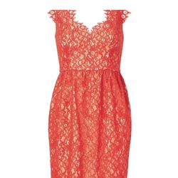 Summer Red Lace Dress 