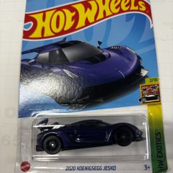Hot Wheel 2020 KOENIGSEGG JESKO