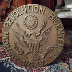Bicentennial 1(contact info removed) Revolution wood plaqúe
