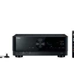 Used - Yamaha Audio YHT-4950U 8K Ultra HD 5.1-Channel Home Theater System with Bluetooth, black
