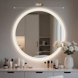 Round Led mirror