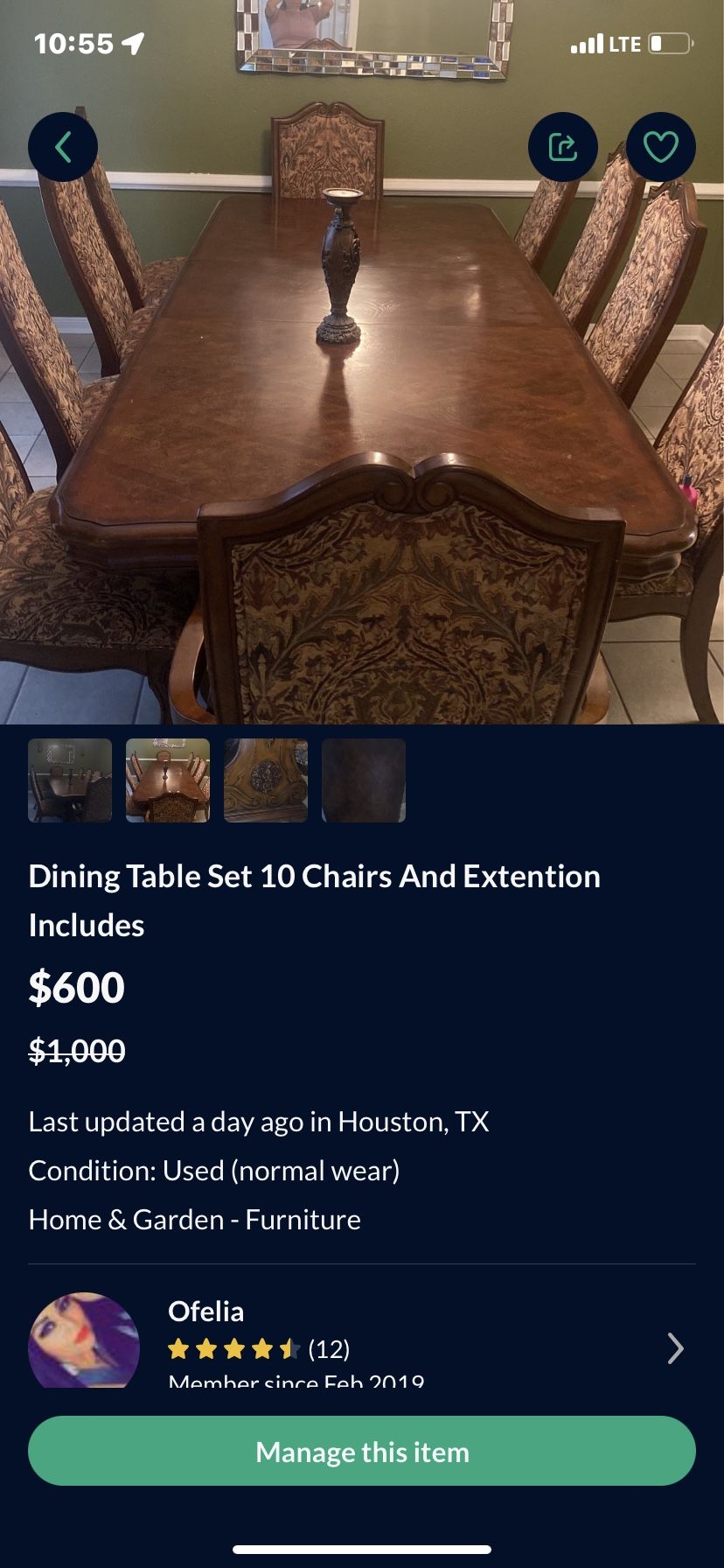 Buy Luxury Dining Room Sets in Houston, TX