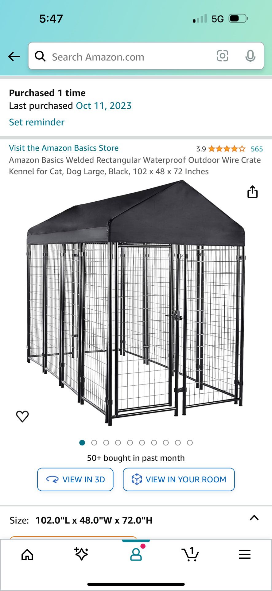 Dog Cage/Kennel