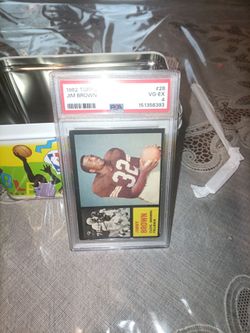 Vintage Jim Brown Rookie card lot