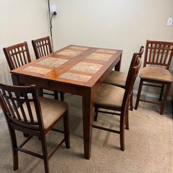 Dinning Table (Extendable) + 6 Chairs