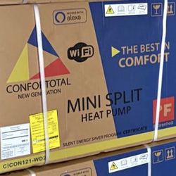 Mini split Calor Y Frío También Cuenta Con Wifi