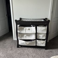 Baby Changing Table With 6 Drawers 