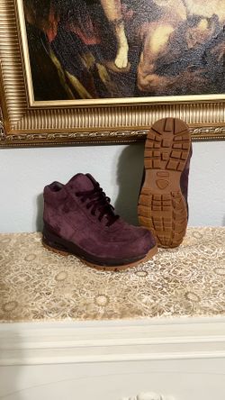 Nike Air Max Goadome Men's Deep Burgundy Suede Ankle Boots size 9 only worn once still brand new….
