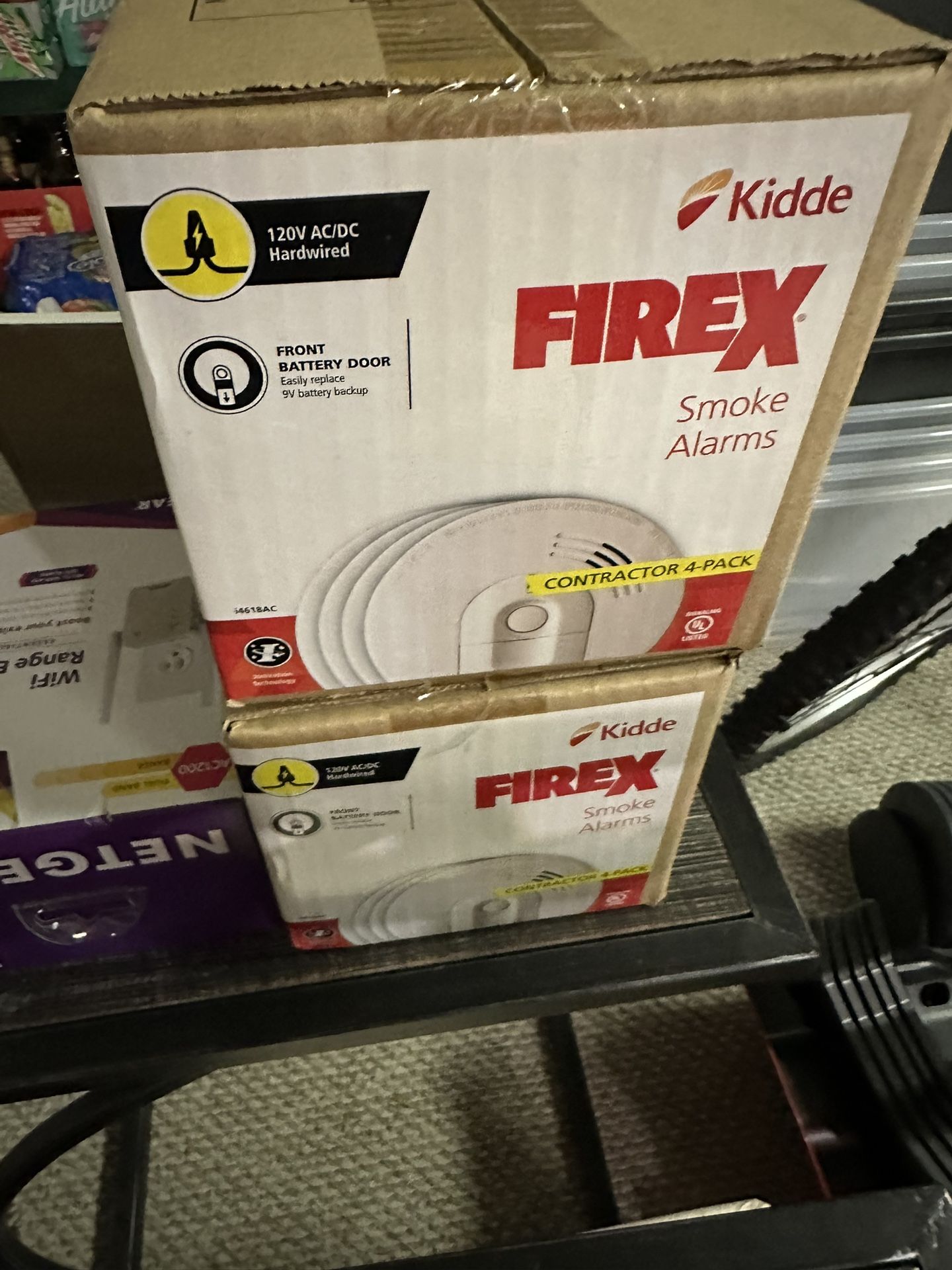 Firex 4-Pack Hardwired Smoke Detector