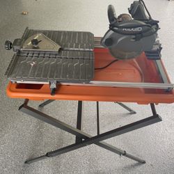 Rigid 7 Inch Wet Saw Tile Saw