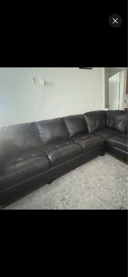 Leather sofa