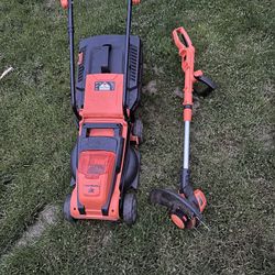 Lawn Master 24 Volt With Weed Wacker 