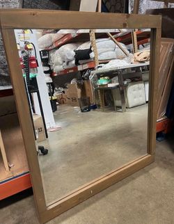 Oak Wood Mirror 36x40