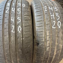 245/45 20 Pair Of Tires Brand Veldezza
