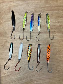 Wahoo Jigs, Raiders,Sea Strike, Bob's, Fire Iron Saltwater Fishing Lures Yellowtail, Tuna, Wahoo, Dorado
