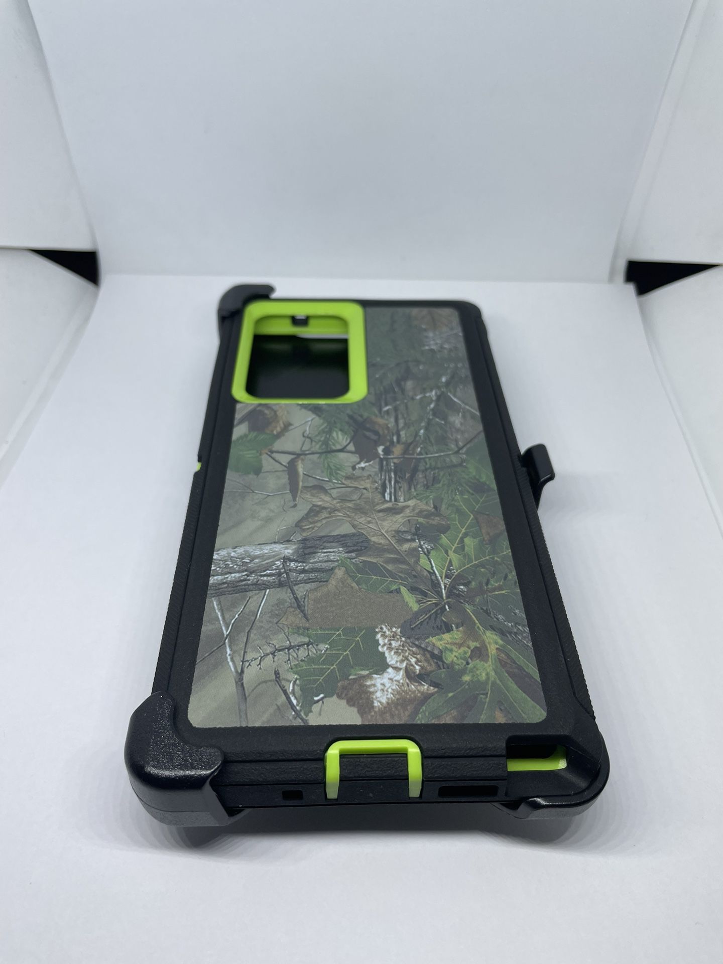 For Samsung Galaxy Note 20 Ultra 5G Green Camouflage Belt Clíp Case 