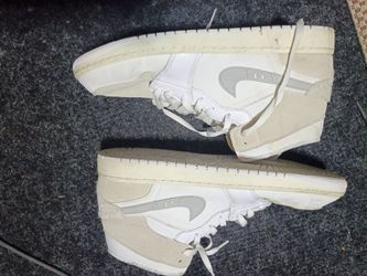 Nike Air Jordan 1 Mid SE Craft GS Inside Out White FB9142-120 7Y/