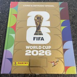 Limited Edition Gold Hard Cover Panini World Cup 2026 Sticker Album