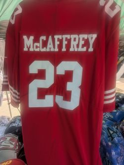 49ers Jersey Mcaffrey #23 Red