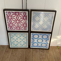 4- Piece Framed Wall Art