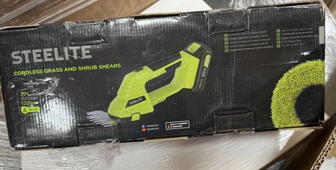 New Steelite Cordless Grass & Shrub Shears 