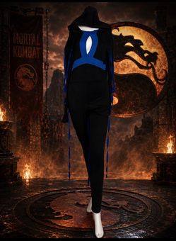 Mortal Kombat Kitana Cosplay Costume used small/medium