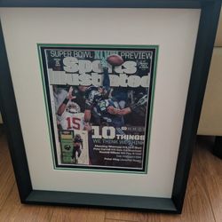 Richard Sherman SIGNED Sports Illustrated Super Bowl XLVIII Framed Display – COA: 15 X 17.5"
