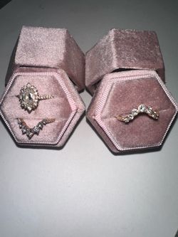 5.0 carat oval lab grown diamond halo engagement ring set in 14K rose gold