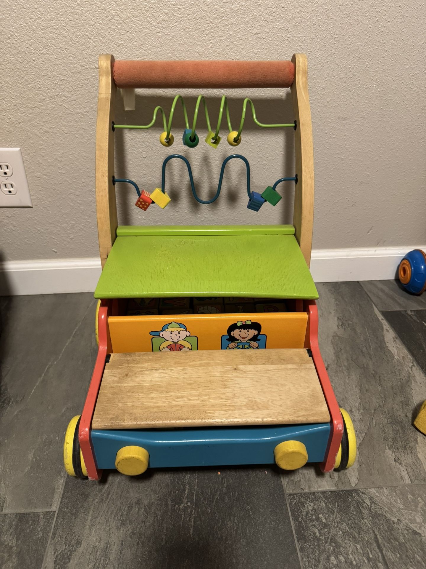 Sturdy Wooden Walking Toy