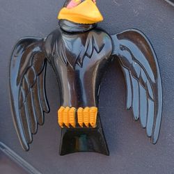 Vintage Disney Sleeping Beauty Raven figurine toy McDonalds 1996 Diablo