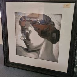 Art portrait large 55 in by 55 in