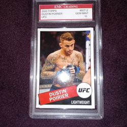 Dustin Poirier Graded 10 Insert Card