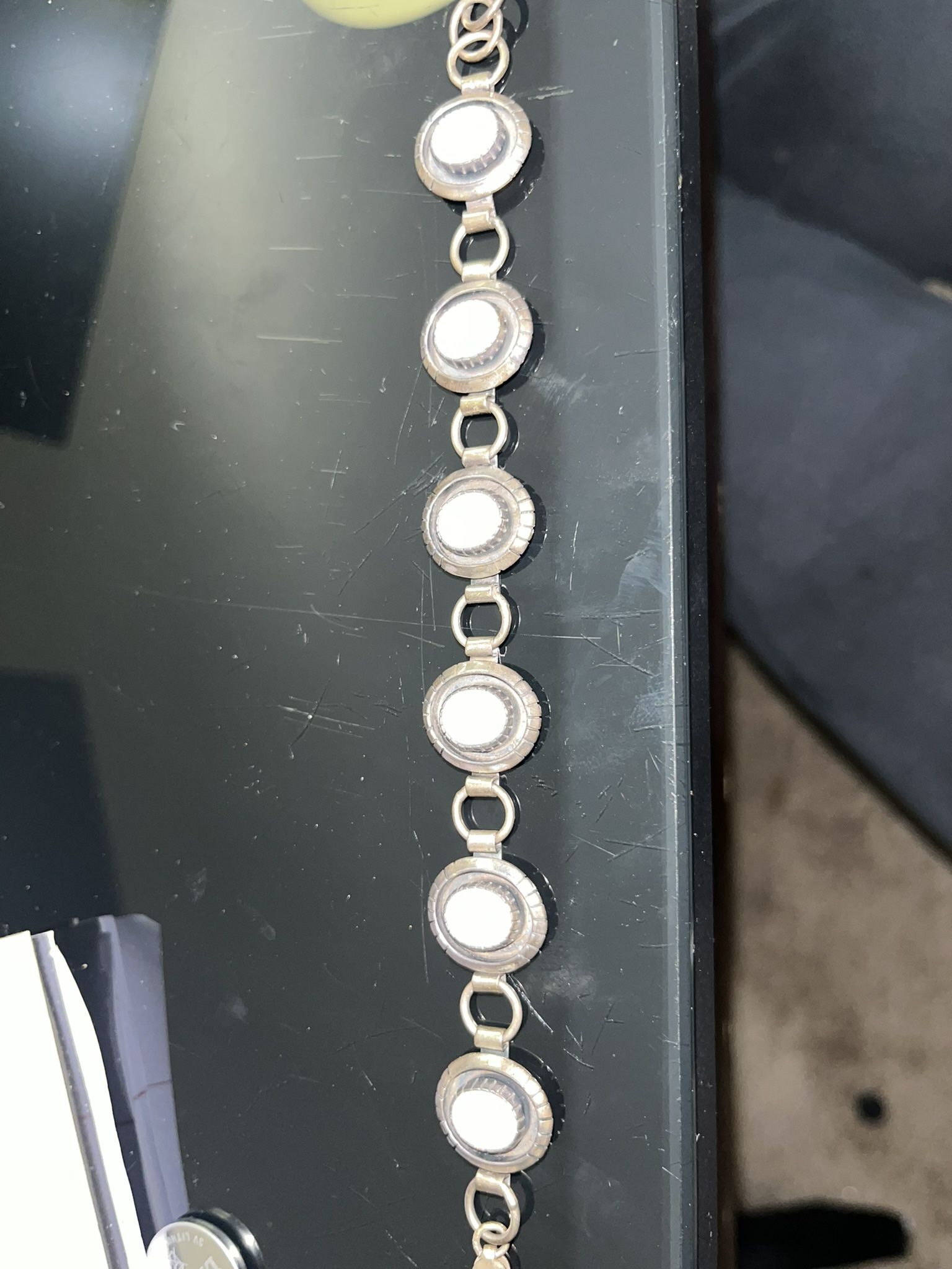 Native Sterling Opal Bracelet