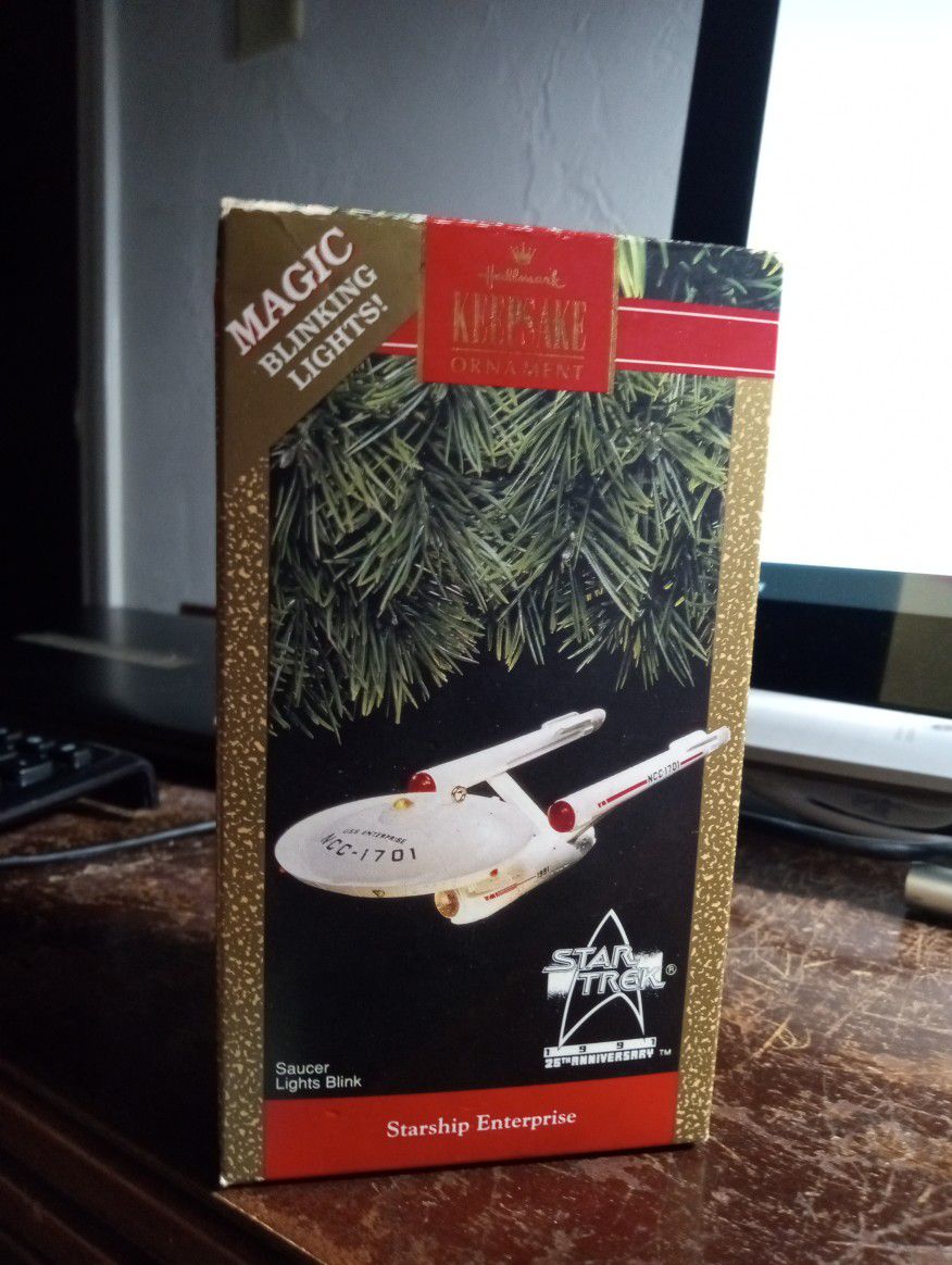 Star Trek Christmas Ornament Starship Enterprise