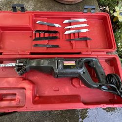 Nice CRAFTSMAN 6.5 amp reciprocating saw with extra blades. $35