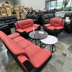 Living Room Modern 3Pcs Sofa Set / Juego de sofás modernos de 3 piezas para sala de estar