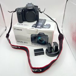 Canon EOS 80D 24.2MP DSLR Camera Body Only / Low Shutter Count ∼9.1k