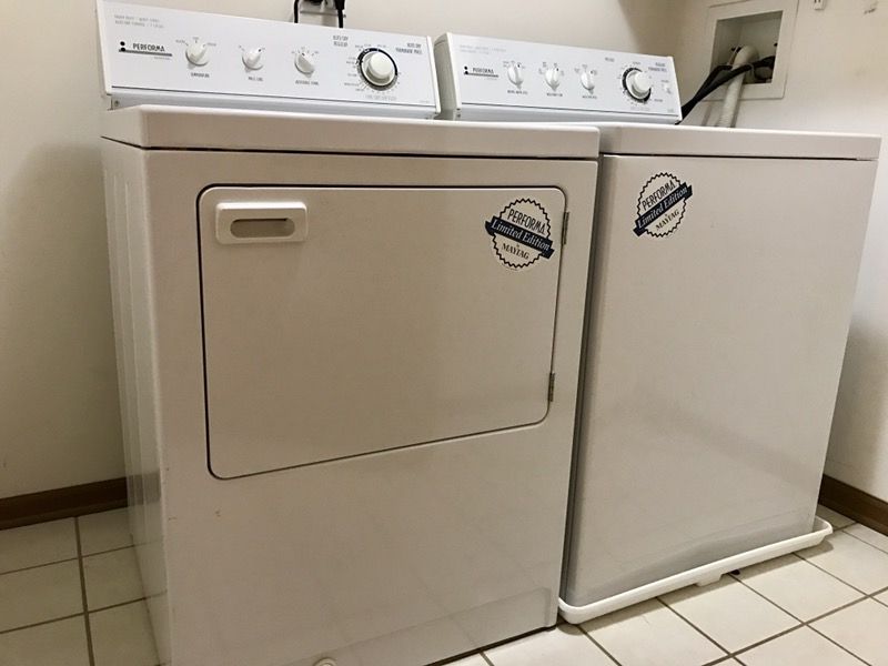 Maytag Performa Washer & Dryer