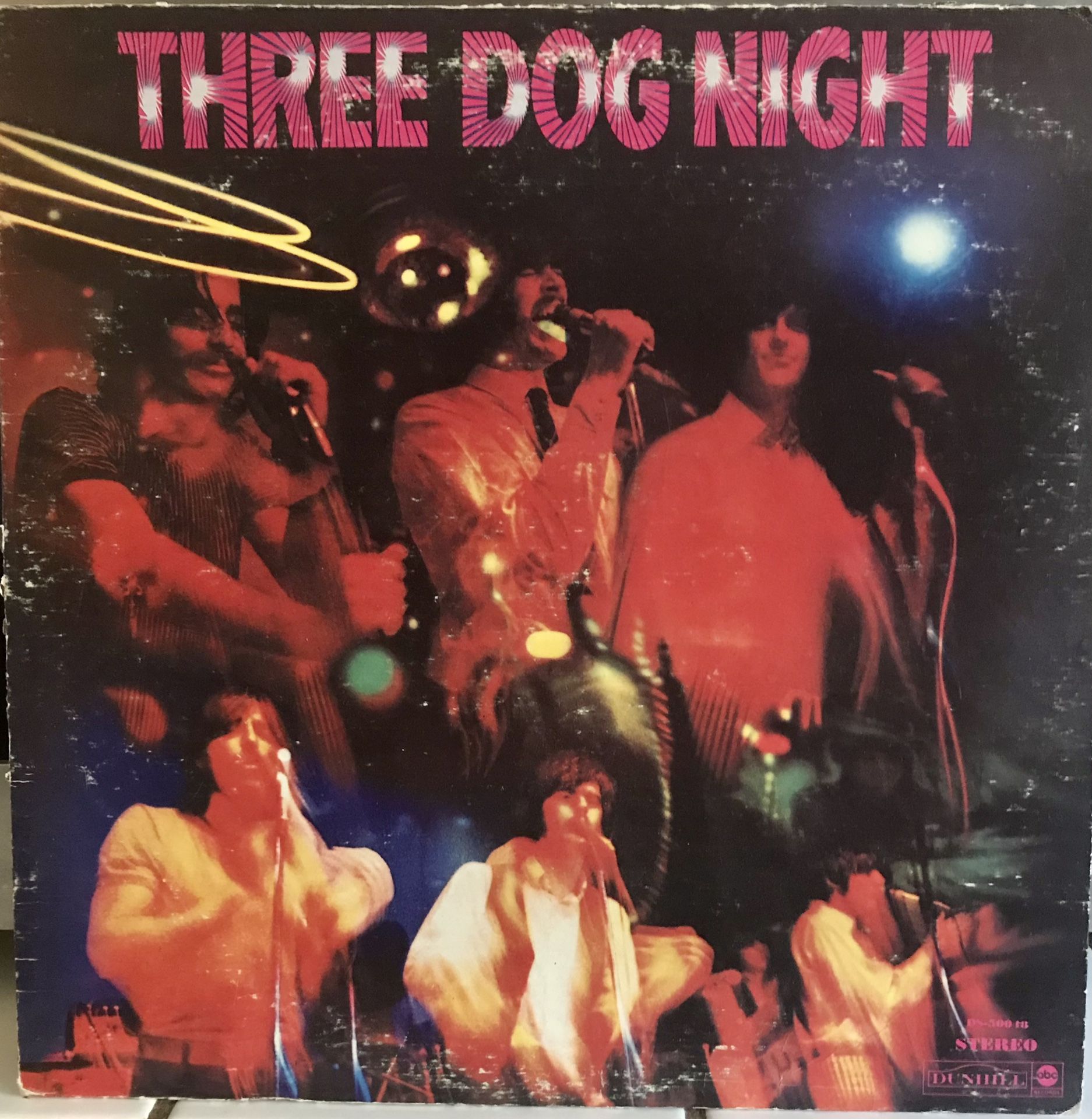 Vintage Three Dog Night Self Titled LP Record 1969