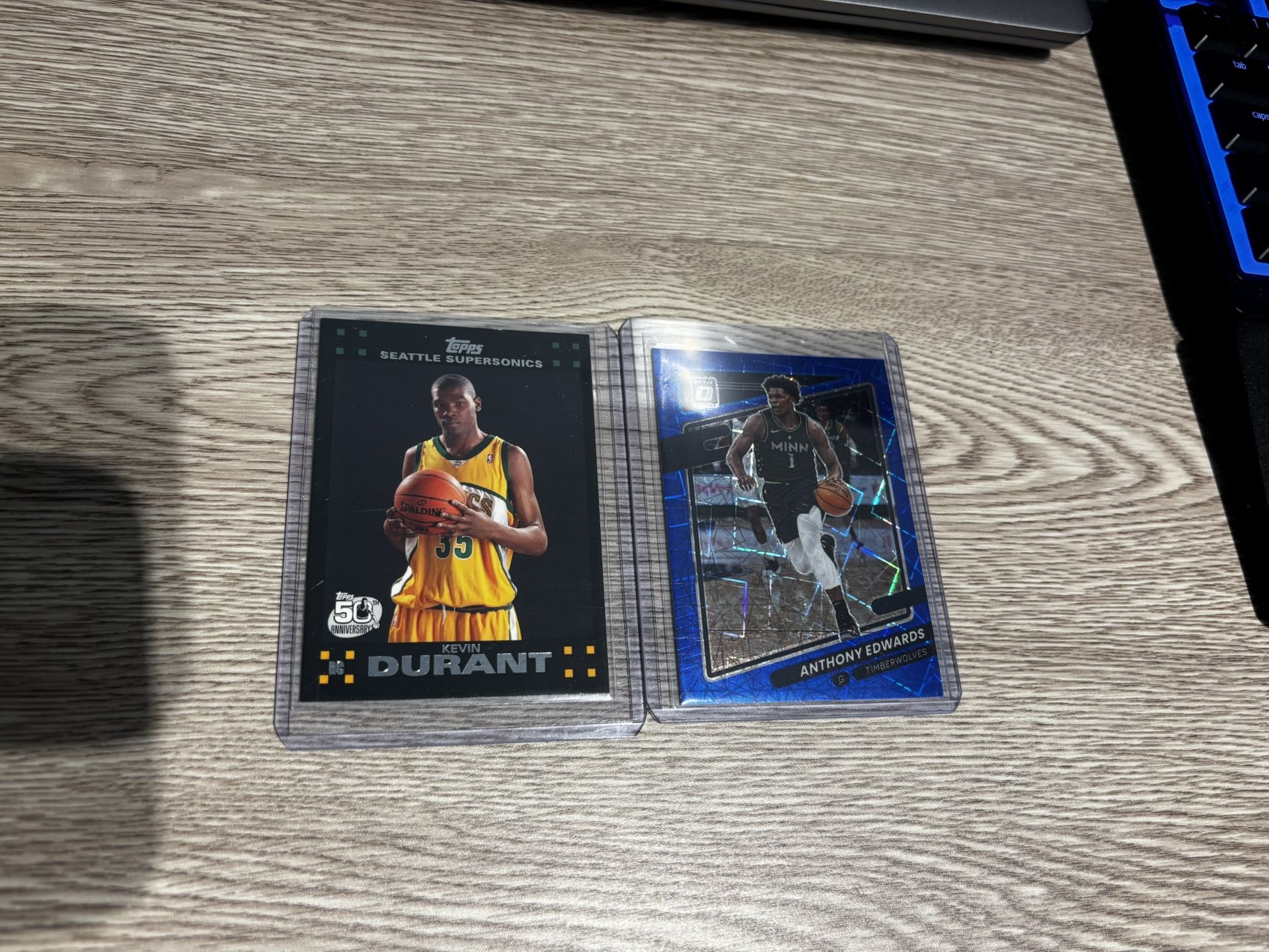 2 Sports Cards — $15 Each or Both for $25