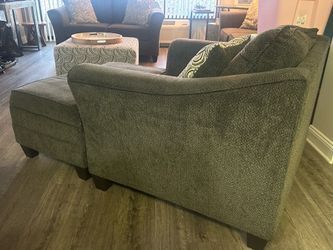 4-Piece Living Room Set –  Sofa, Loveseat, Chair & Ottomon