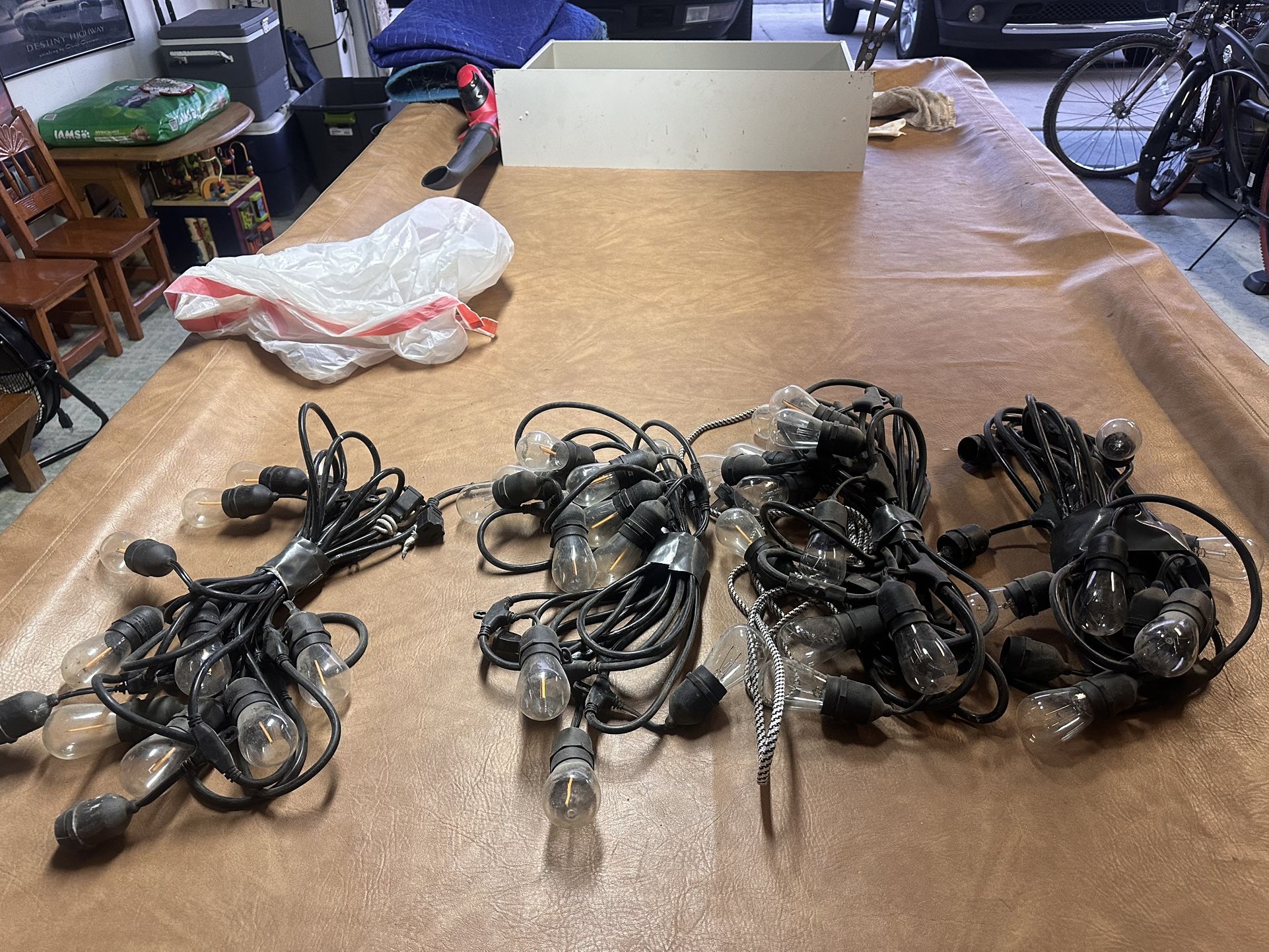 Heavy Duty Patio/Yard Lights All 4 Sets
