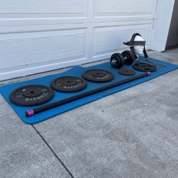 Home Gym Dumbbell Weights Body Bar Head Harness 
