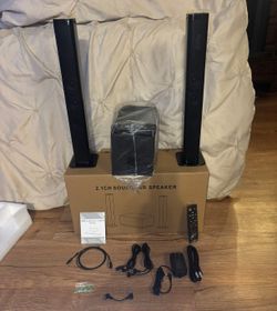 120 Watts Sound Bar With Subwoofer 5.0 Bluetooth Soundbar