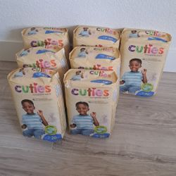 Cuties Diapers Sz7