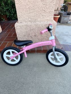 Pink Radio Flyer Balance Bike with Bell – $30