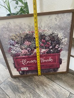 Wood Wall Art Decor $20