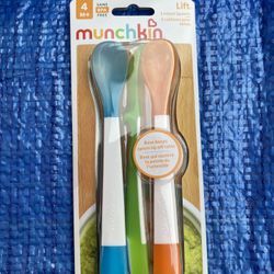 Munchkin Infant Baby Feeding Spoons 3 Pk