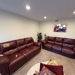 2 Red Couches 