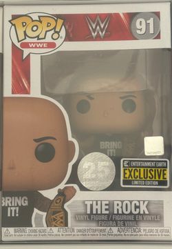 The Rock Entertainment Earth Exclusive Limited Edition Funko Pop #91 New